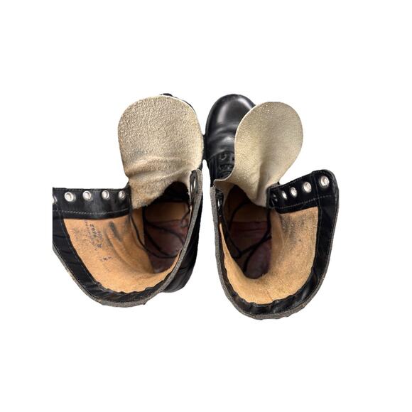 Vintage B.F. Goodrich Black Combat Boot BFG Sz 8 Army Military 70's Grunge Punk - Picture 8 of 13